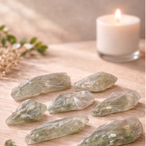 GREEN QUARTZ POINTS