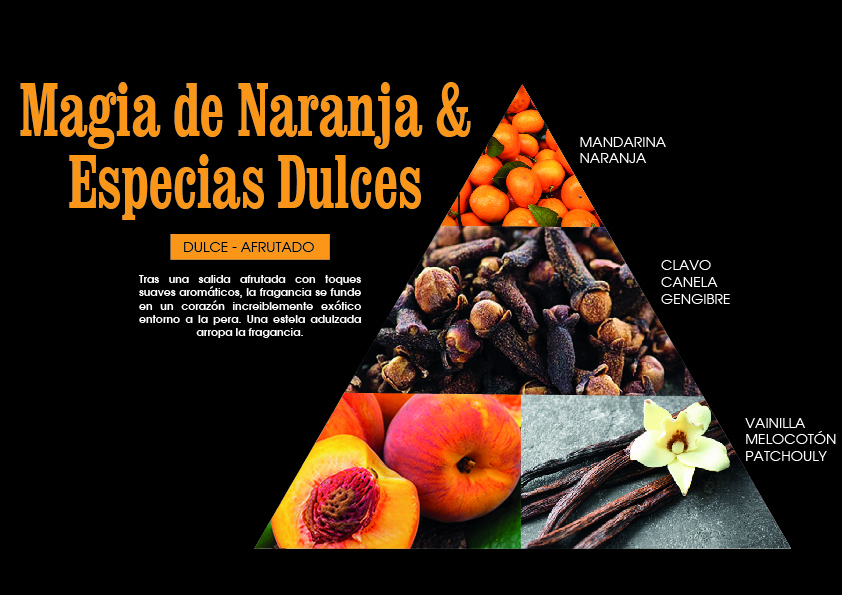 Fragancia MAGIA DE NARANJA & ESPECIAS DULCES - Imagen 2