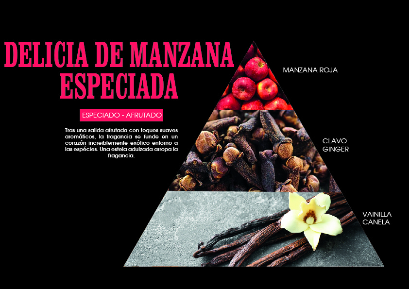 Fragancia DELICIA DE MANZANA ESPECIADA - Imagen 2