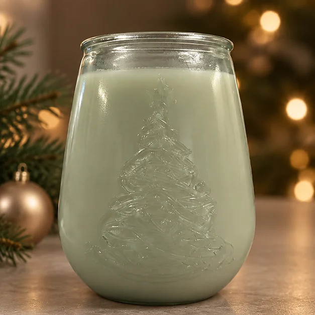 Frasco de Vidrio ÁRBOL NAVIDAD 650ml