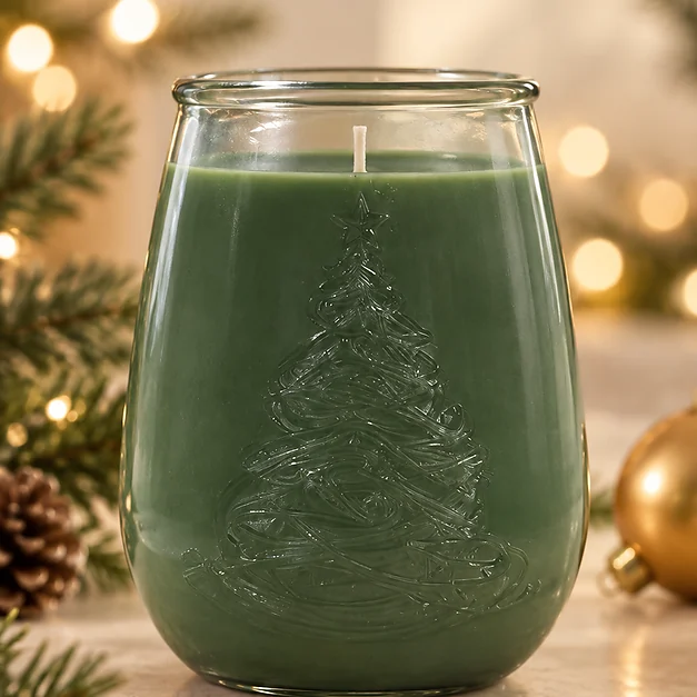 Frasco de Vidrio ÁRBOL NAVIDAD 650ml - Imagen 5