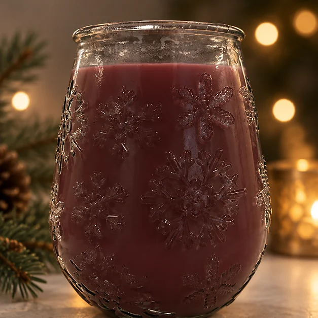 Frasco de Vidrio Copos de Nieve 650ml - Imagen 3