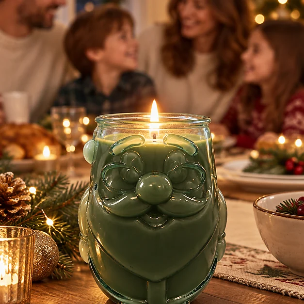 Frasco de Vidrio Papá Noel 650ml - Imagen 4